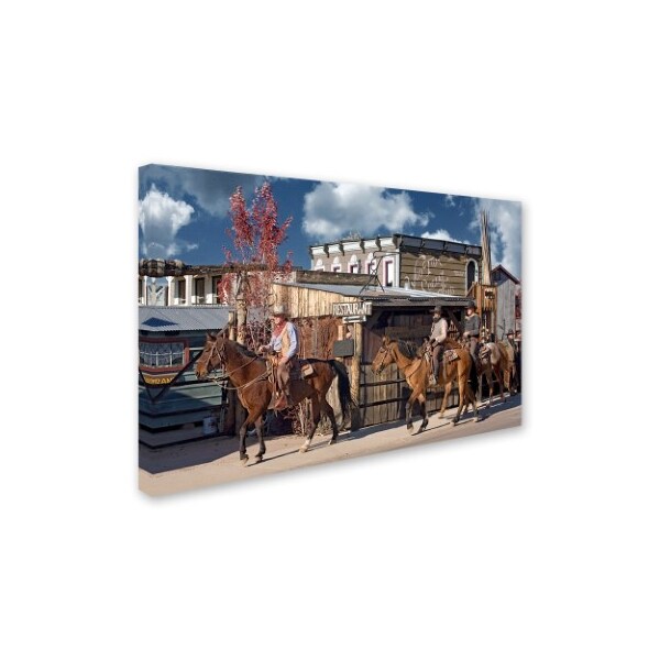 Mike Jones Photo 'Williams Cowboys' Canvas Art,16x24